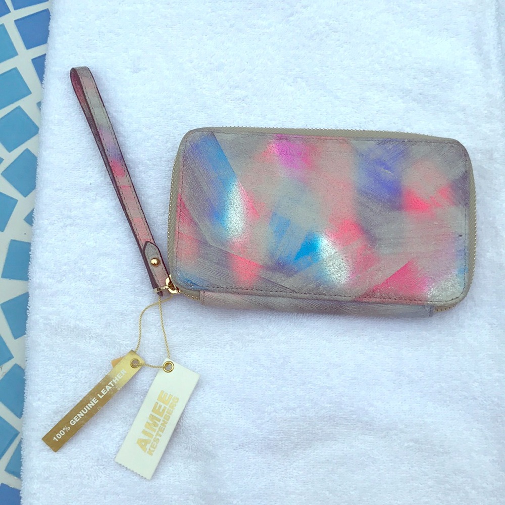 Aimee Kestenberg Dhena Zip Around Violet Wallet